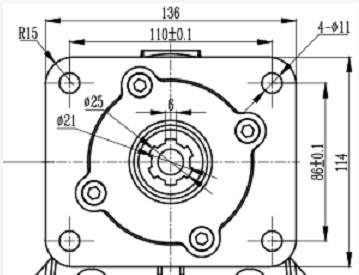 取力器QD40A安裝尺寸 取力器QD40A安裝尺寸